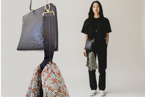 Nähatelier mit Schneiderwerkzeug und Stoffen